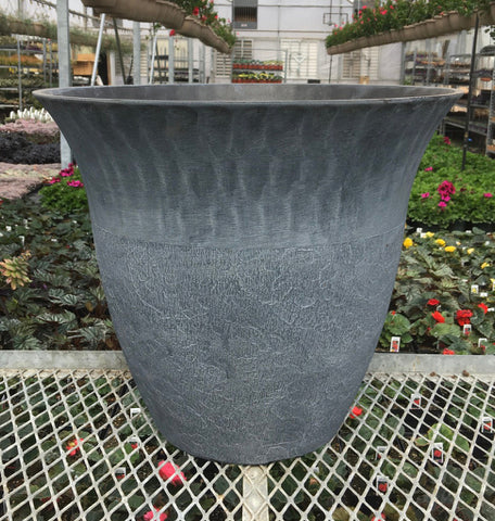 Planter - Zen Flared Planter (Tall) - Fieldstone Grey